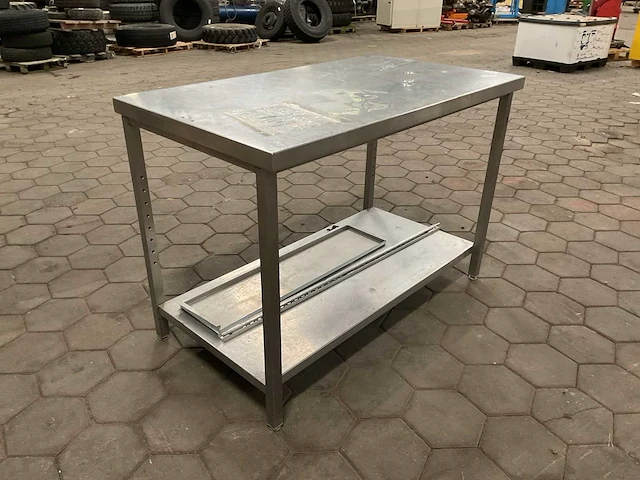 Rvs werktafel - afbeelding 1 van  4