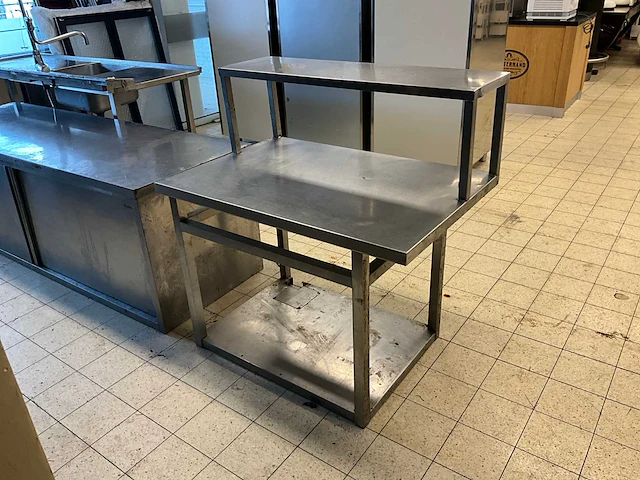 Rvs werktafel - afbeelding 1 van  5