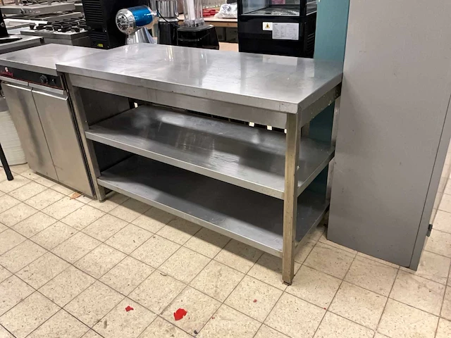 Rvs werktafel - afbeelding 1 van  5