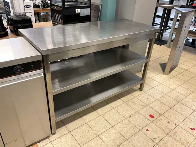 Rvs werktafel - afbeelding 2 van  5