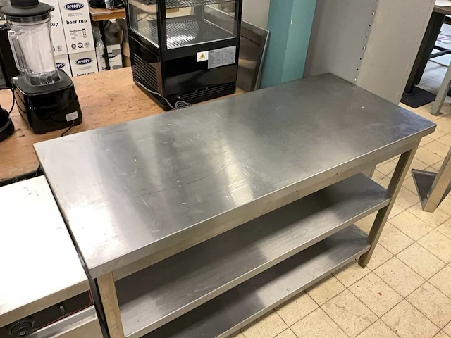 Rvs werktafel - afbeelding 3 van  5