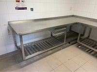 Rvs werktafel - afbeelding 1 van  8