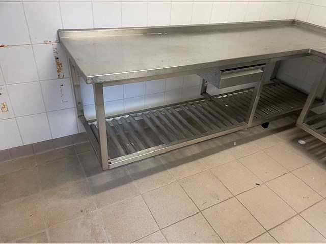Rvs werktafel - afbeelding 2 van  8