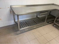 Rvs werktafel - afbeelding 2 van  8