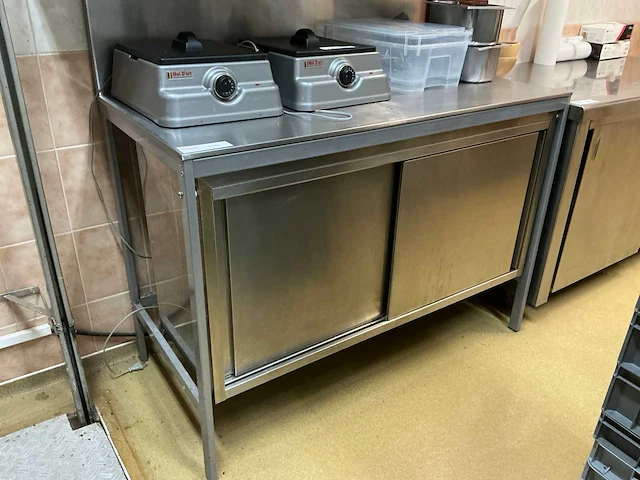 Rvs werktafel - afbeelding 1 van  5