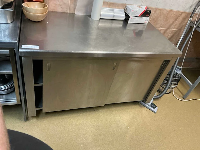 Rvs werktafel - afbeelding 1 van  6