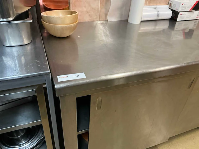 Rvs werktafel - afbeelding 2 van  6