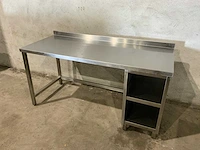 Rvs werktafel - afbeelding 1 van  5