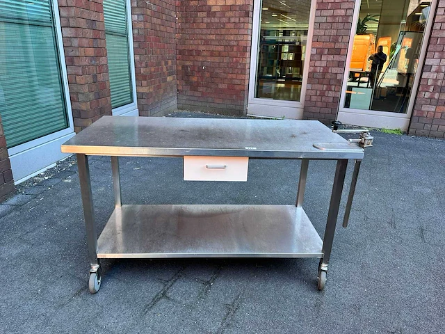 Rvs werktafel - afbeelding 1 van  5