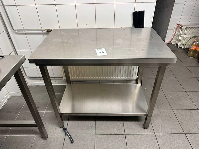 Rvs werktafel - afbeelding 1 van  1