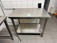 Rvs werktafel - afbeelding 1 van  1