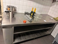 Rvs werktafel - afbeelding 1 van  2