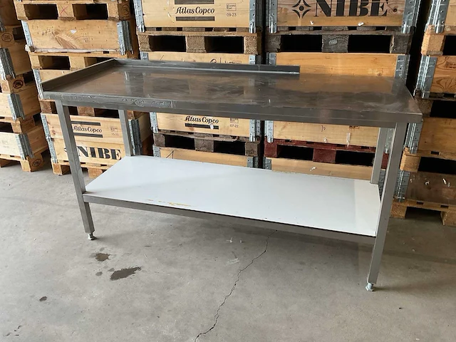 Rvs werktafel - afbeelding 1 van  3