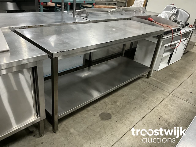 Rvs werktafel - afbeelding 1 van  5