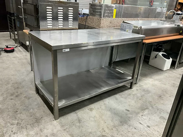 Rvs werktafel - afbeelding 1 van  4