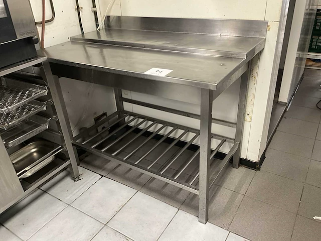 Rvs werktafel - afbeelding 1 van  4