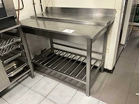 Rvs werktafel - afbeelding 1 van  4