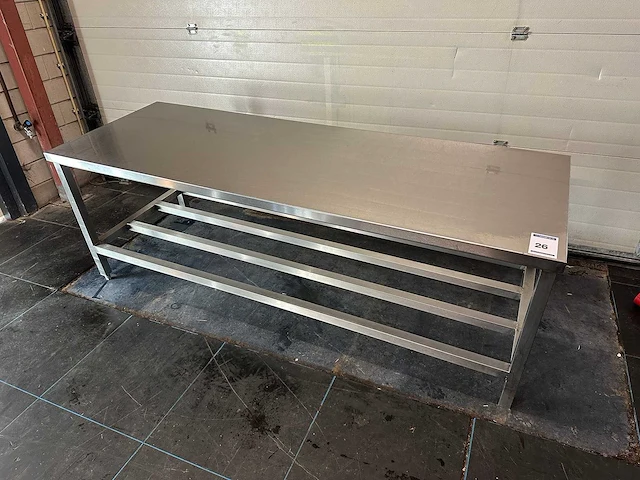 Rvs werktafel - afbeelding 1 van  2