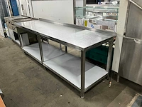 Rvs werktafel - afbeelding 1 van  5