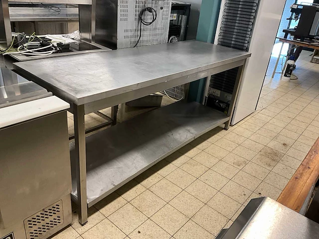 Rvs werktafel - afbeelding 1 van  6