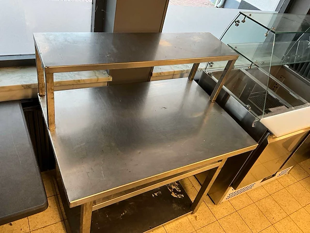 Rvs werktafel - afbeelding 3 van  4