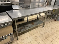 Rvs werktafel - afbeelding 1 van  5