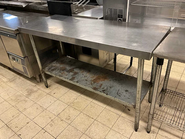 Rvs werktafel - afbeelding 3 van  5