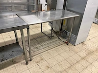 Rvs werktafel - afbeelding 1 van  5