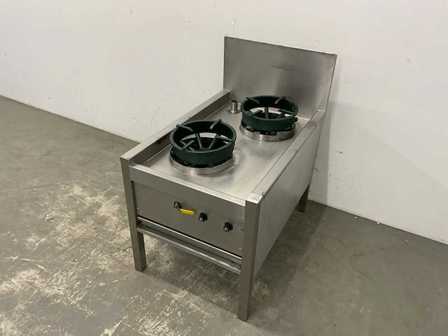 Rvs wokfornuis - afbeelding 1 van  6