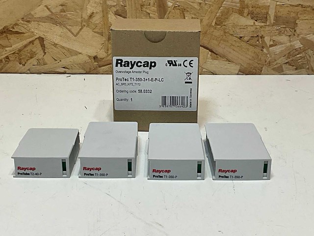 Rycap protec t1-300-4+0-r overspanningsbeveiliging type 1+2 tn-s (2x) - afbeelding 3 van  4