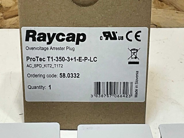 Rycap protec t1-300-4+0-r overspanningsbeveiliging type 1+2 tn-s (2x) - afbeelding 4 van  4