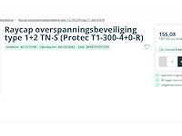 Rycap protec t1-300-4+0-r overspanningsbeveiliging type 1+2 tn-s - afbeelding 2 van  4