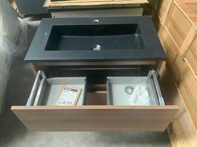 S-line badmeubel set 80cm. - afbeelding 3 van  9