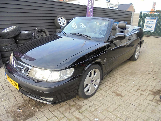 Saab - 9-3 cabrio - 2.0t s automaat t-235-zp - afbeelding 1 van  14