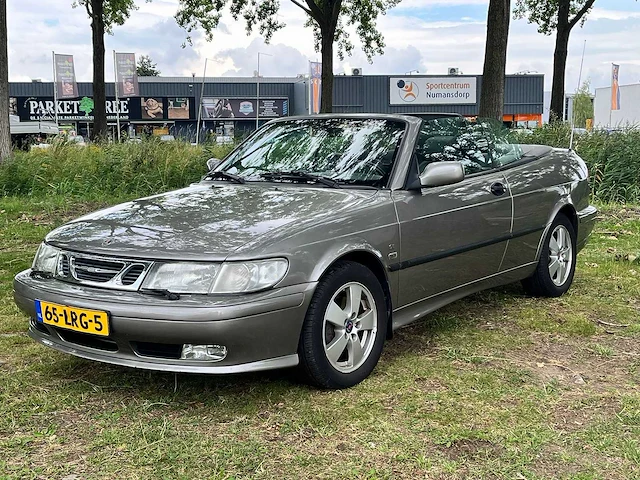 Saab 9-3 cabrio 2.0t s, nieuwe apk, 65-lrg-5 - afbeelding 1 van  18