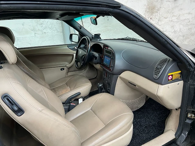 Saab 9-3 cabriolet 2.0t senses edition 150pk 2002, 68-tx-jt - afbeelding 28 van  42