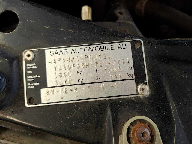 Saab 9-3 coupé 2.0 turbo s bns ed , 11-js-pl - afbeelding 8 van  16