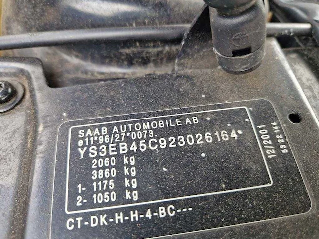 Saab 9-5 2.0t linear 2003 | 04-lh-hn - afbeelding 14 van  21