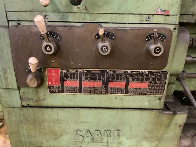 Sabre 250 bankdraaibank - afbeelding 5 van  13