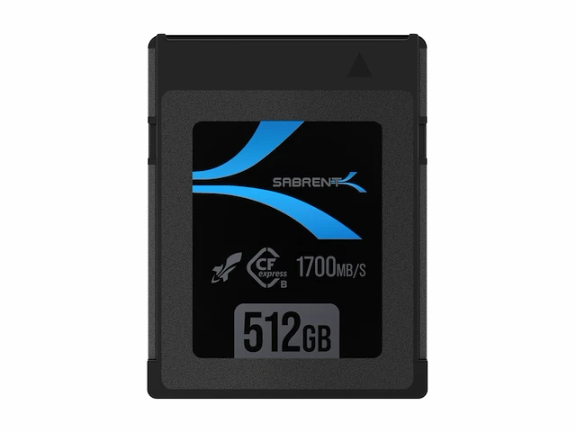 Sabrent geheugenkaart rocket cfx 512gb cfexpress type b r1700mb/s w1500mb/s (cfxtbt512) - afbeelding 1 van  5