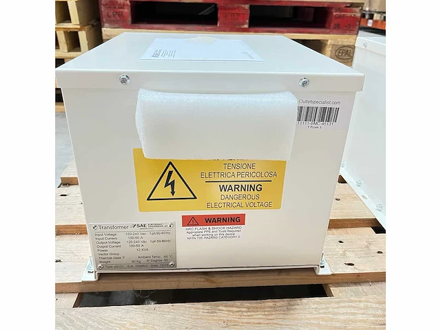 Sae electronic isolatie | scheidingstransformator 12 kva | 50-100a | 230v | 115v - afbeelding 1 van  2