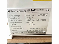 Sae electronic isolatie | scheidingstransformator 12 kva | 50-100a | 230v | 115v - afbeelding 2 van  2