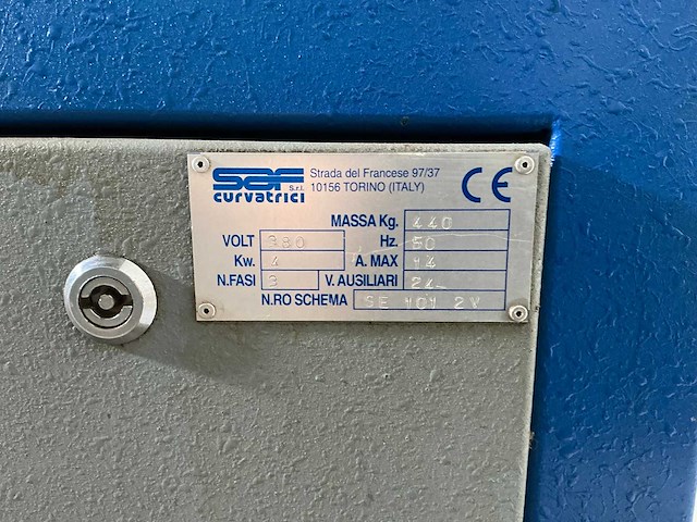 Saf - hv ds 60 - profile bending machine - 1999 - afbeelding 8 van  9