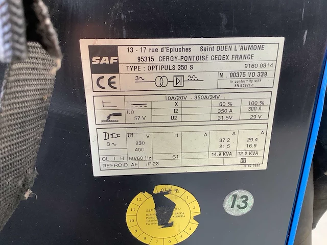 Saf optipuls 350 lasapparaat - afbeelding 2 van  10
