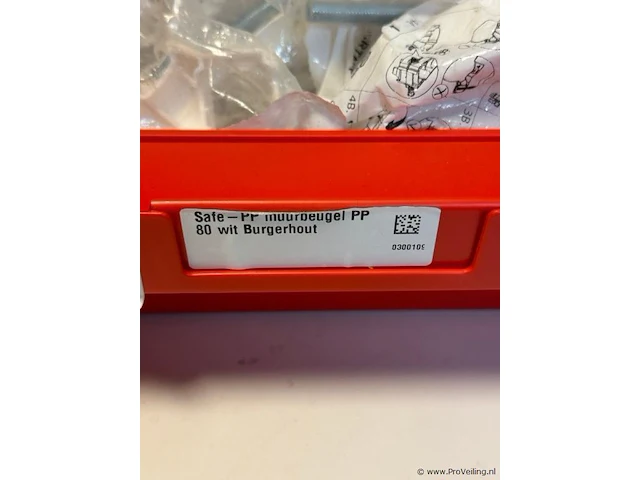 Safe pp muurbeugel pp 80 wit brugerhout - partij - afbeelding 3 van  3