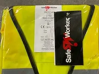 Safe worker - rws geel - veiligheidsvest (10x) - afbeelding 3 van  5