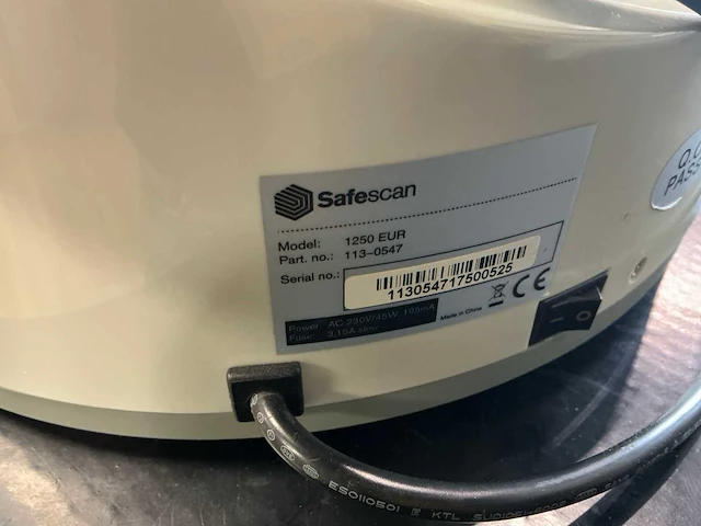Safescan 1250 eur munttel machine - afbeelding 4 van  5