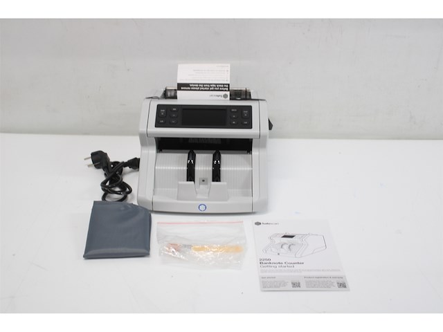 Safescan 2250 geldtelapparaat telt gesorteerde bankbiljetten - bankbiljettensteller met drievoudige echtheidscontrole - telt gesorteerde bankbiljetten van alle valuta's - afbeelding 4 van  4