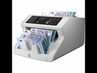 Safescan geldtelmachine telt gesorteerde bankbiljetten bankbiljettenteller met dubbele echtheidscontrole - afbeelding 1 van  3