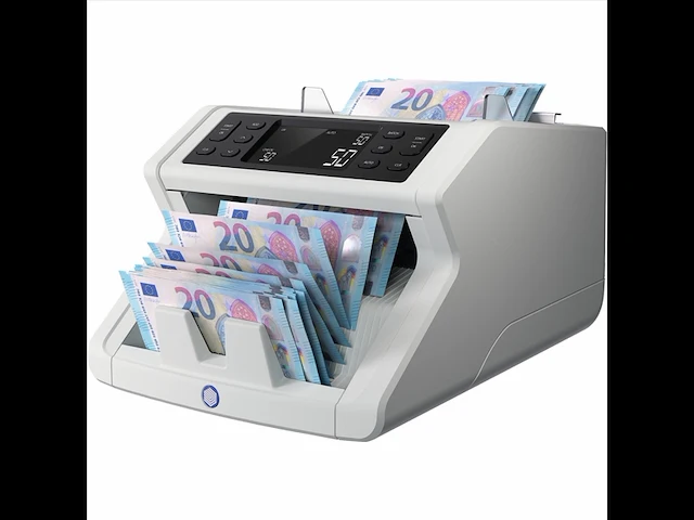 Safescan geldtelmachine telt gesorteerde bankbiljetten bankbiljettenteller met dubbele echtheidscontrole - afbeelding 1 van  3